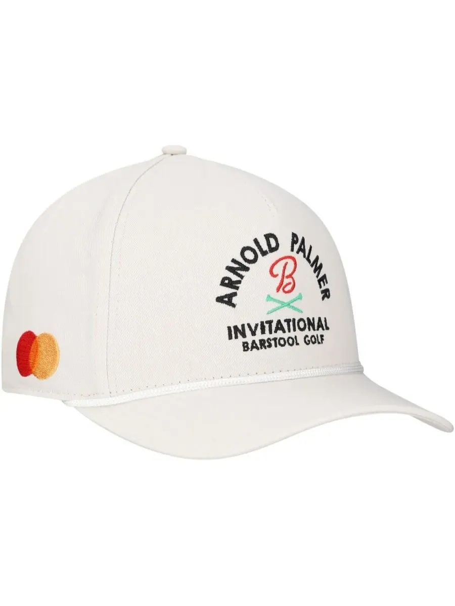 Barstool Golf Мужская и женская кремовая кепка с регулируемой застежкой-веревочкой в честь турнира — бежевый
