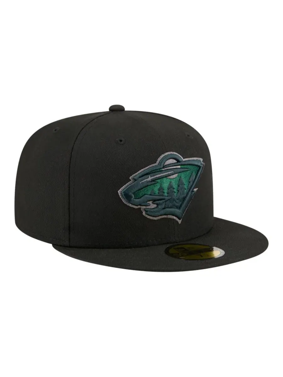 Кепка New Era с вышивкой Minnesota Wild — изображение 4 из 5, черный