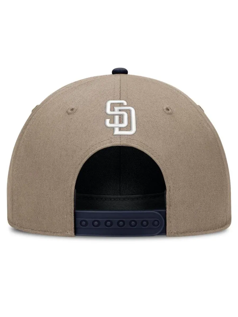 Кепка с изогнутым козырьком, с вышивкой, San Diego Padres Father's Day Rope Rise Nike — изображение 4 из 4, хаки темно-синий