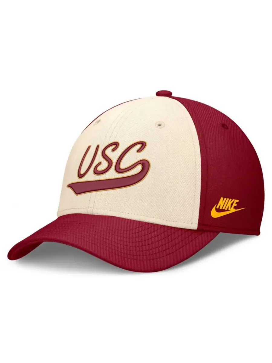 Кепка с вышивкой USC Trojans Legacy Swooshflex Dri-FIT Nike