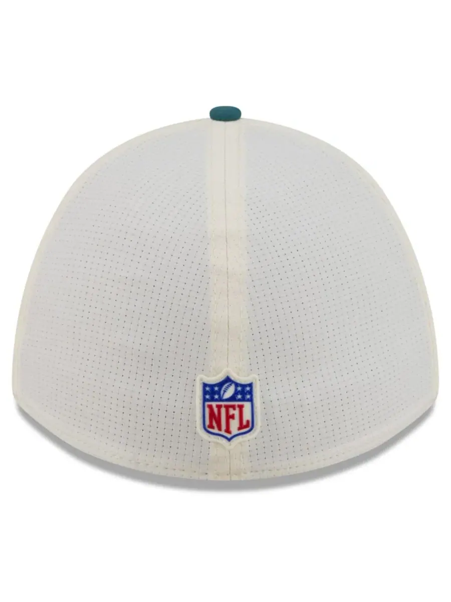 Кепка New Era 39THIRTY Flex Hat Philadelphia Eagles с логотипом — изображение 4 из 5, кремовый зеленый
