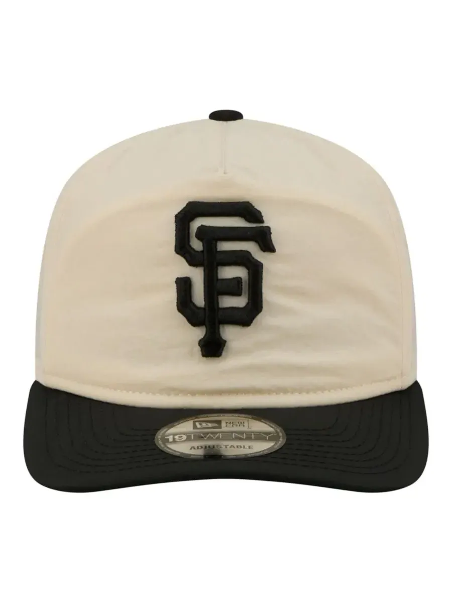 Бейсболка New Era с вышитым логотипом San Francisco Giants — изображение 3 из 5, кремовый черный