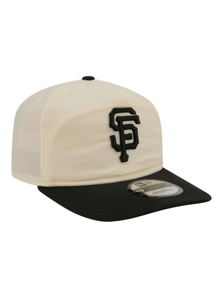 Бейсболка New Era с вышитым логотипом San Francisco Giants — изображение 5 из 5, кремовый черный