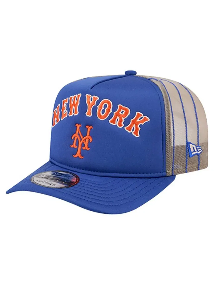 Кепка-тракер с высокой тульей, вышивкой New York Mets New Era