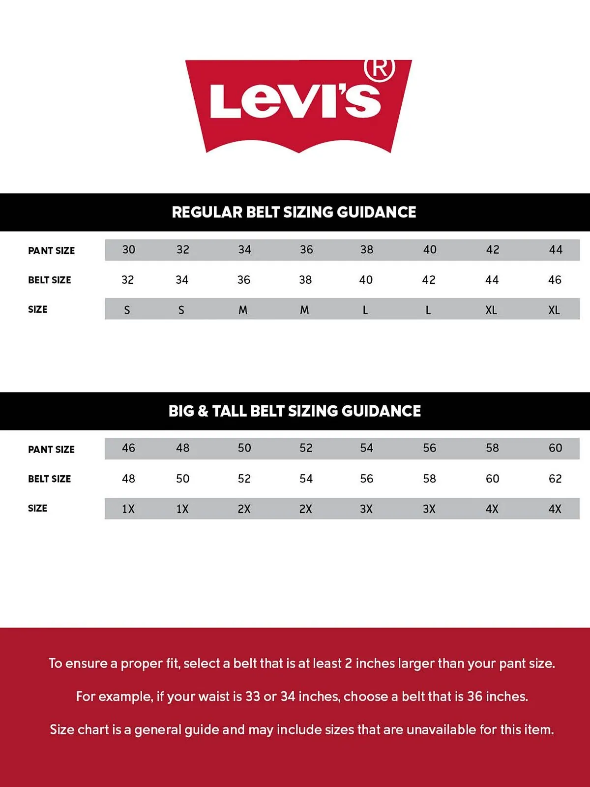 Повседневный кожаный мужской ремень Levi's — изображение 2 из 2, черный