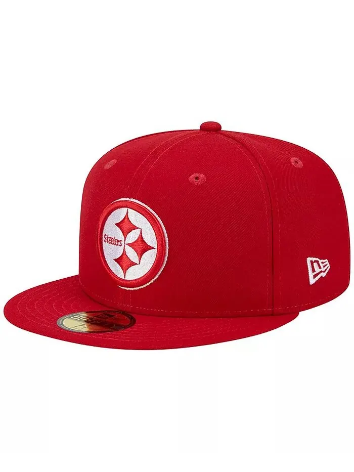 Мужская алая бейсболка Pittsburgh Steelers Super Bowl XLIII с основной нашивкой 59FIFTY New Era — изображение 3 из 4
