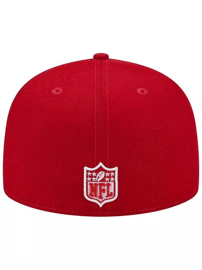 Мужская алая бейсболка Pittsburgh Steelers Super Bowl XLIII с основной нашивкой 59FIFTY New Era — изображение 4 из 4