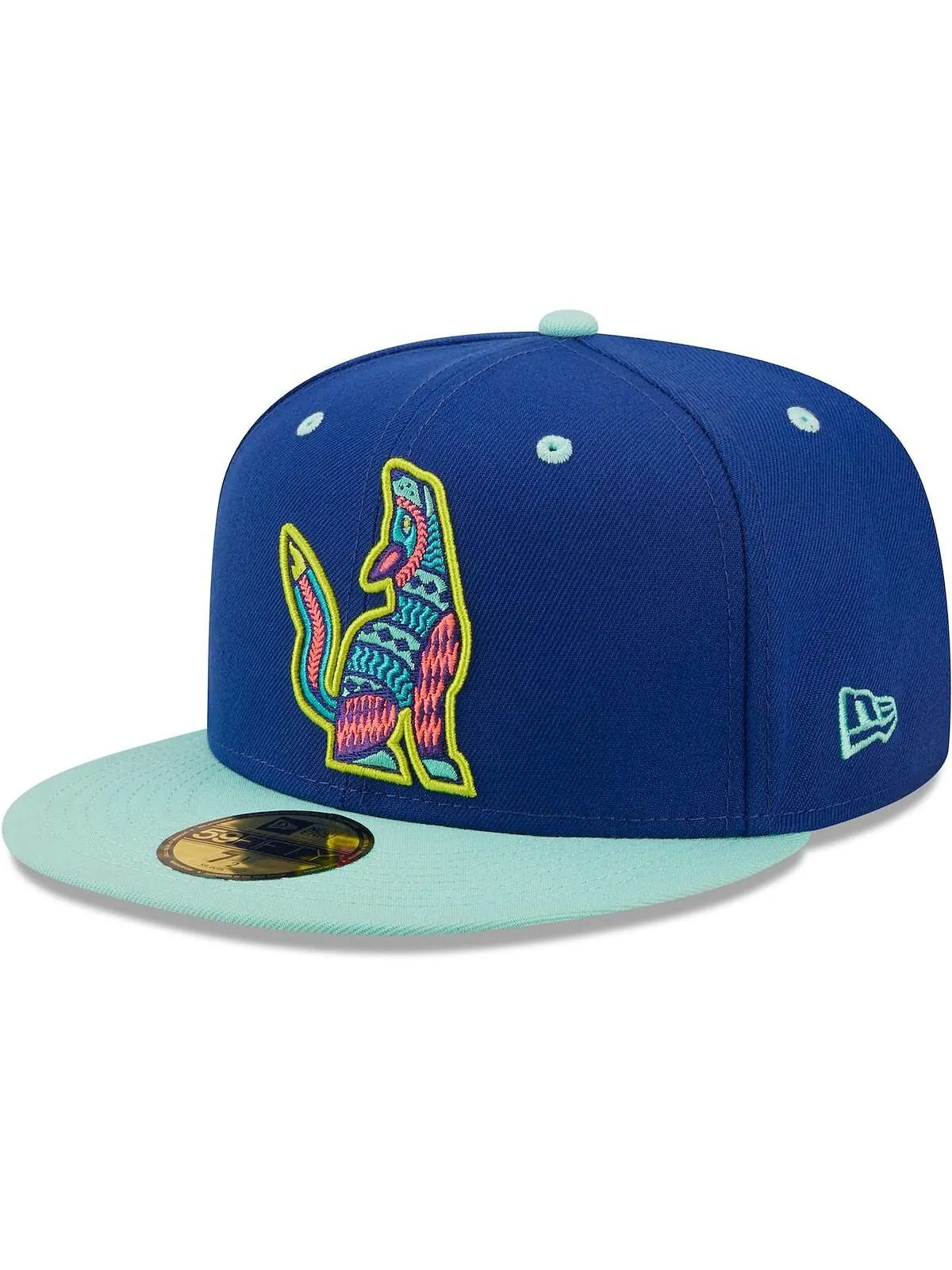 Мужская приталенная шляпа сине-мятного цвета Sonadores de Hillsboro Copa De La Diversion 59FIFTY