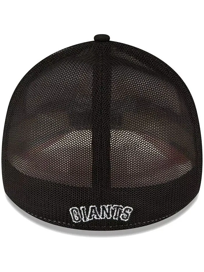Мужская черно-белая кепка San Francisco Giants 2023 для тренировок на поле 39THIRTY Flex Hat New Era — изображение 3 из 3