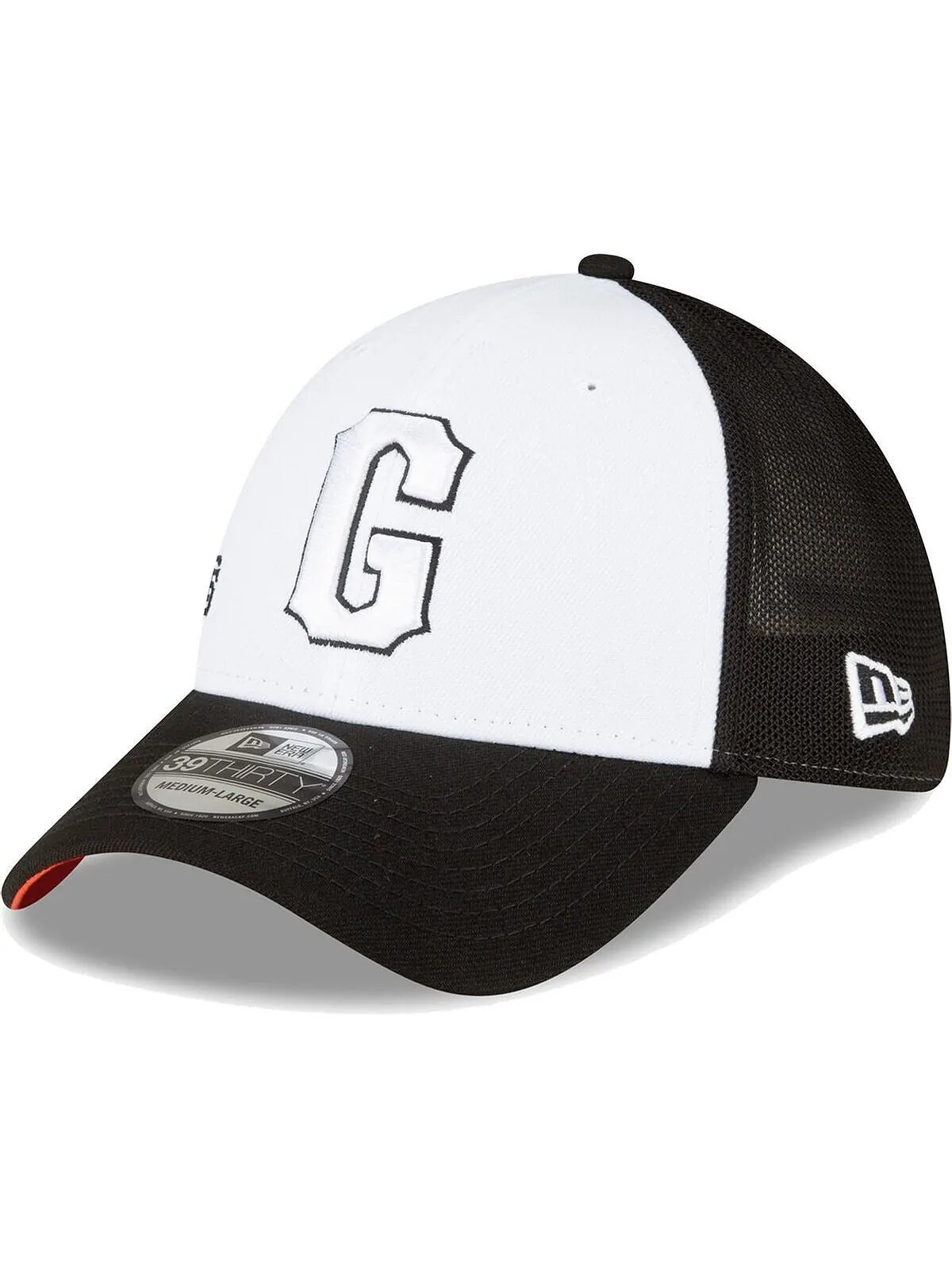 Мужская черно-белая кепка San Francisco Giants 2023 для тренировок на поле 39THIRTY Flex Hat New Era