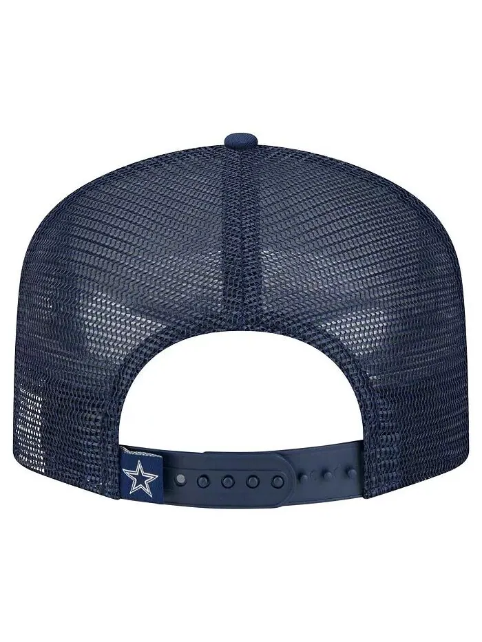 Мужская белая/синяя состаренная кепка Dallas Cowboys 9FIFTY A-Frame Snapback New Era — изображение 2 из 5