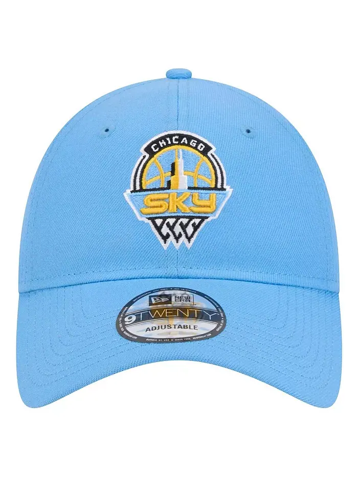 Мужская и женская регулируемая бейсболка Chicago Sky Core Logo 9TWENTY небесно-голубого цвета New — изображение 4 из 4