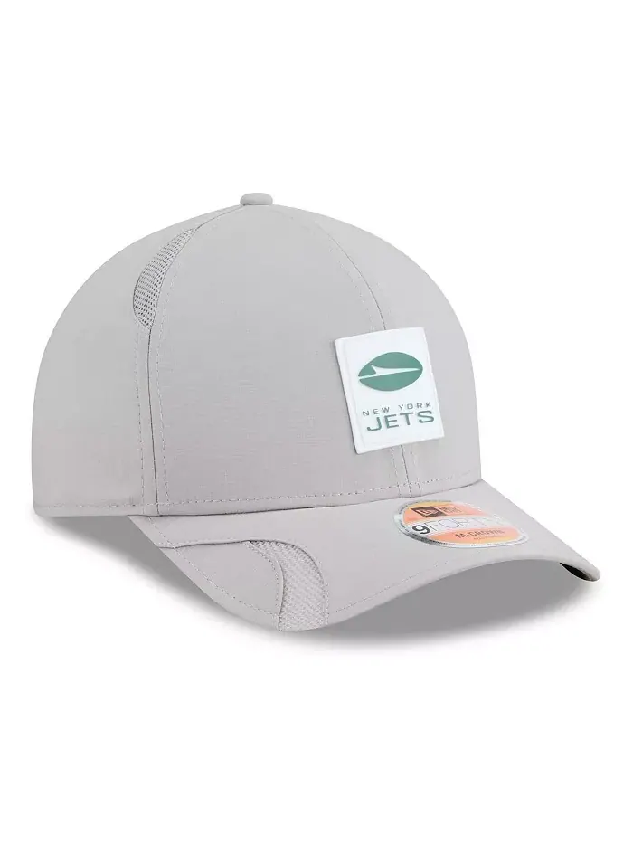 Мужская серая бейсболка New York Jets 2025 Sideline M-Crown 9FORTY с регулируемой посадкой New Era — изображение 4 из 5