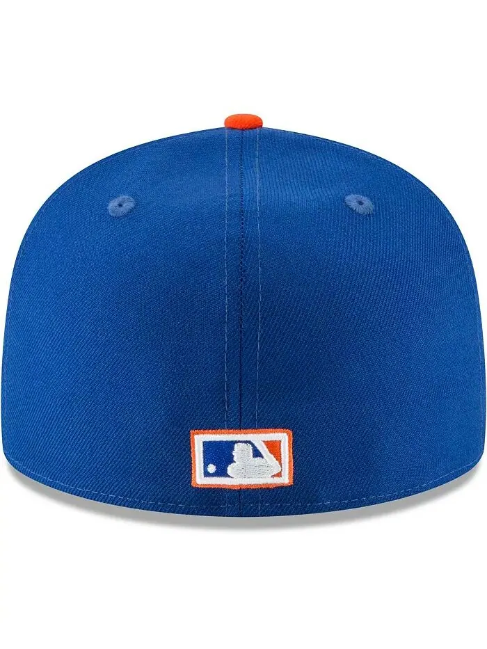 Мужская синяя шерстяная шапка New York Mets Cooperstown Collection 59FIFTY Fitted Hat New Era — изображение 3 из 4