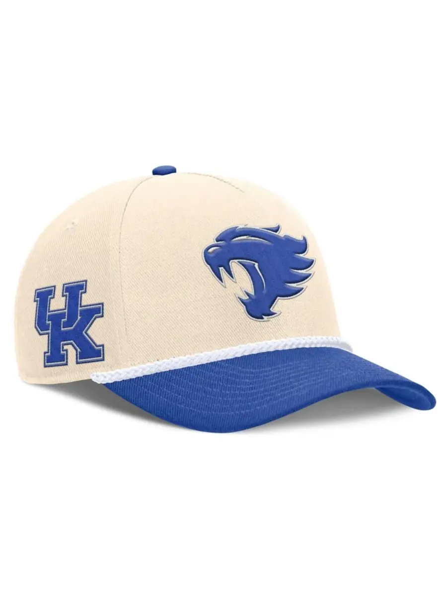 Кепка Nike Rise с принтом Kentucky Wildcats, Natural Royal