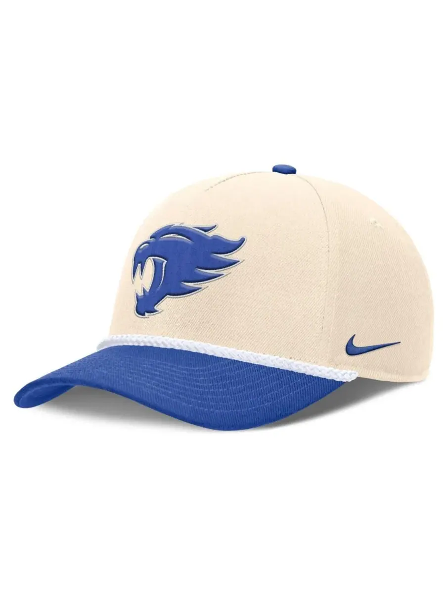 Кепка Nike Rise с принтом Kentucky Wildcats, Natural Royal — изображение 3 из 4