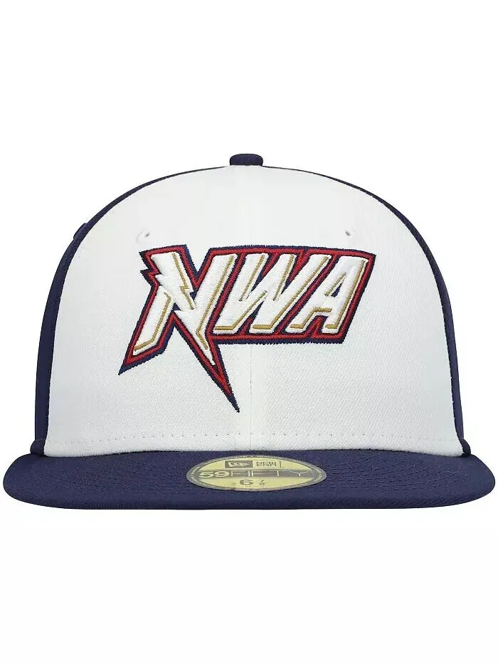 Мужская белая шляпа приталенного цвета Northwest Arkansas Naturals Authentic Collection Team — изображение 2 из 4