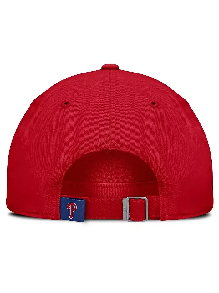 Женская регулируемая бейсболка Philadelphia Phillies Club красного цвета Nike — изображение 4 из 4