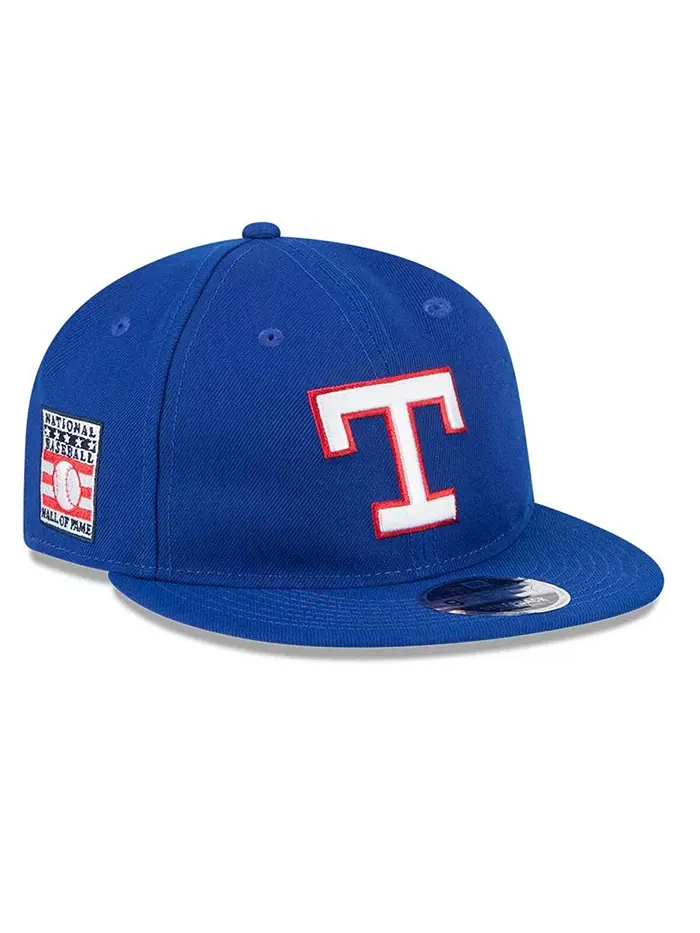 Мужская бейсбольная кепка Royal Texas Rangers с регулируемой головкой, входящая в Зал славы