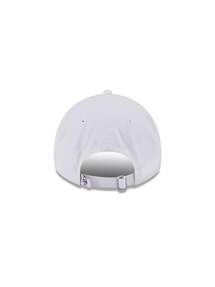 Женская белая кепка болельщика команды New York Mets 9TWENTY с регулируемой длиной New Era — изображение 2 из 5