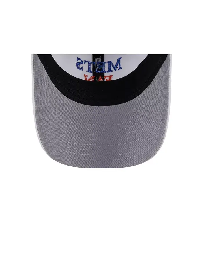 Женская белая кепка болельщика команды New York Mets 9TWENTY с регулируемой длиной New Era — изображение 3 из 5