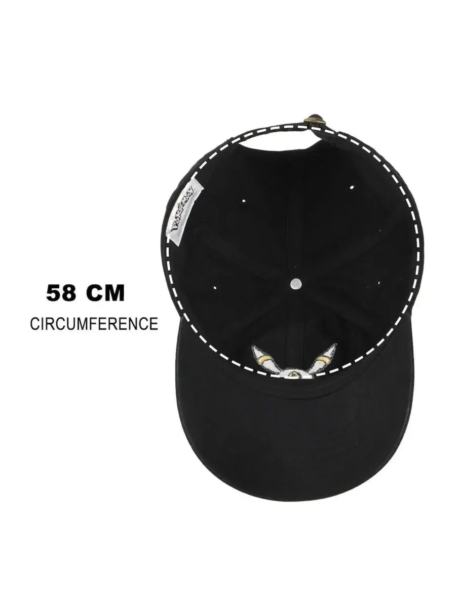 Бейсболка мужская с принтом Umbreon Face Pokemon, Umbreon Face — изображение 6 из 11
