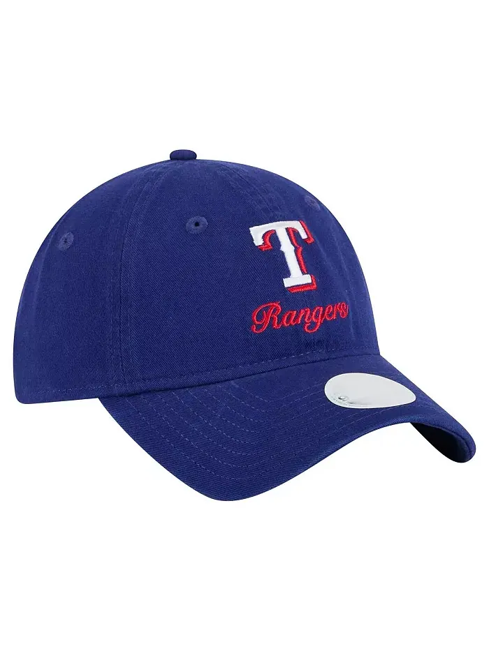Женская регулируемая бейсболка Royal Texas Rangers Preppy Team 9TWENTY New Era — изображение 3 из 4