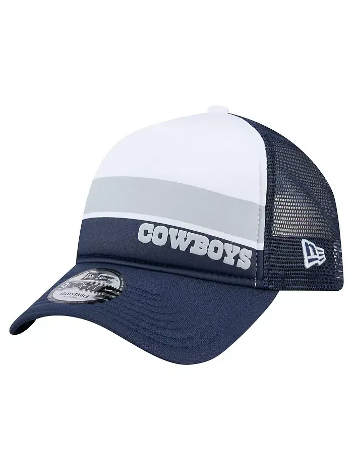 Детская кепка Trucker A-Frame белого/тёмно-синего цвета Dallas Cowboys Sport Night Color Block