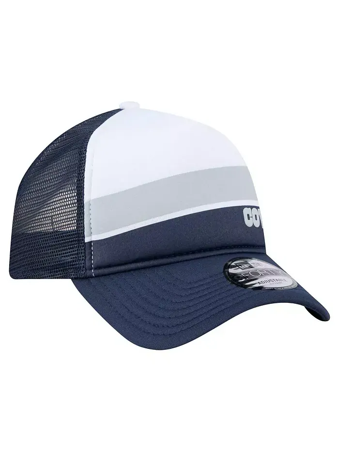 Детская кепка Trucker A-Frame белого/тёмно-синего цвета Dallas Cowboys Sport Night Color Block — изображение 3 из 4