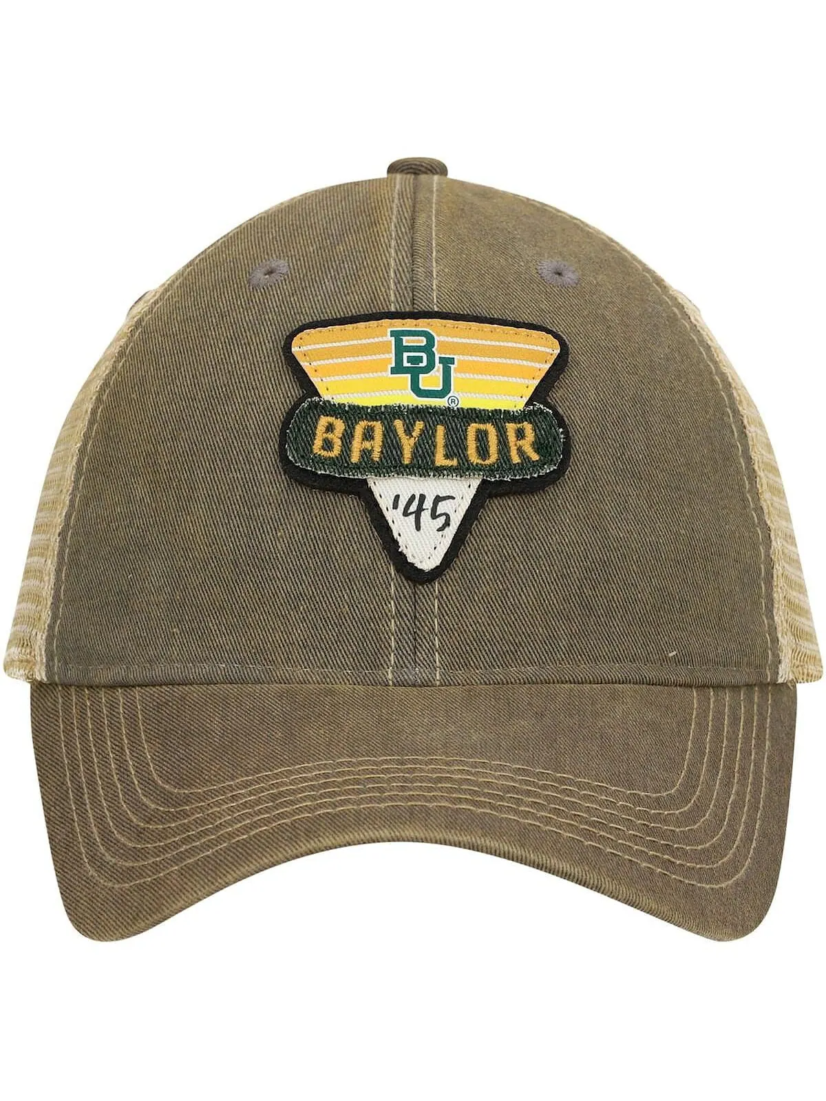 Мужская серая кепка Baylor Bears Legacy Point Old Favorite Trucker Snapback Legacy Athletic — изображение 3 из 5, серый
