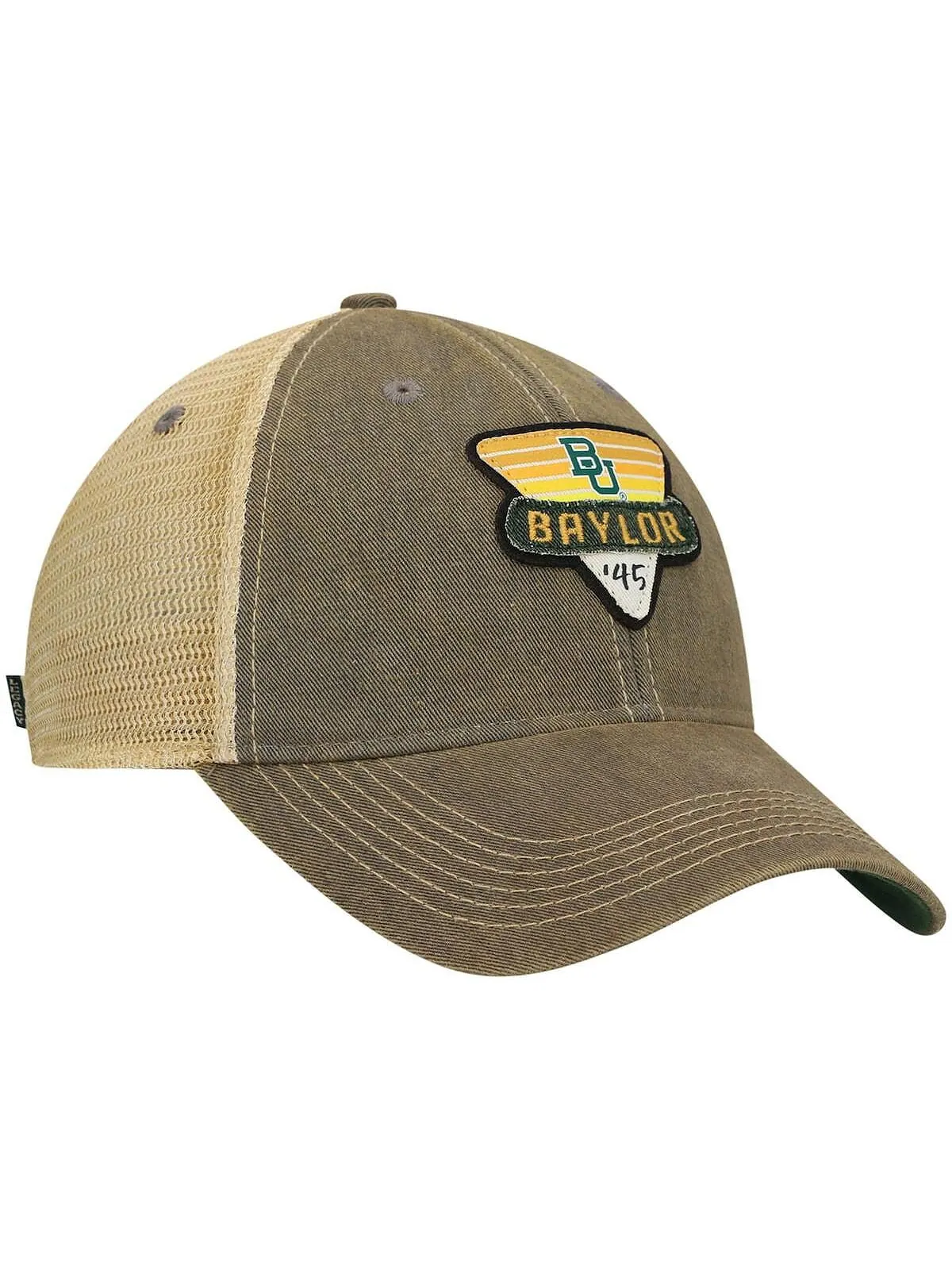Мужская серая кепка Baylor Bears Legacy Point Old Favorite Trucker Snapback Legacy Athletic — изображение 4 из 5, серый