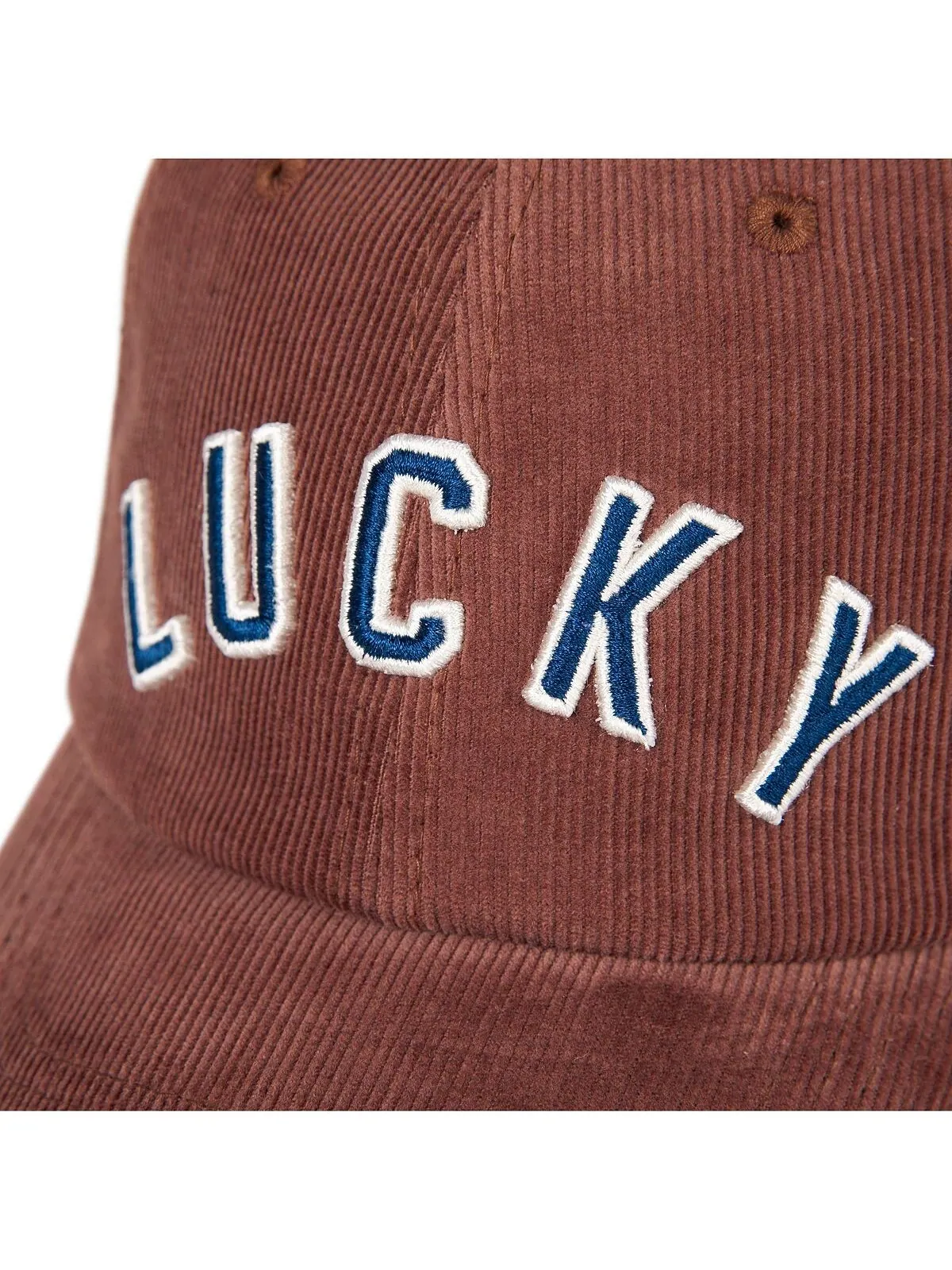 Женская вельветовая бейсболка Lucky Brand — изображение 3 из 6, коричневый