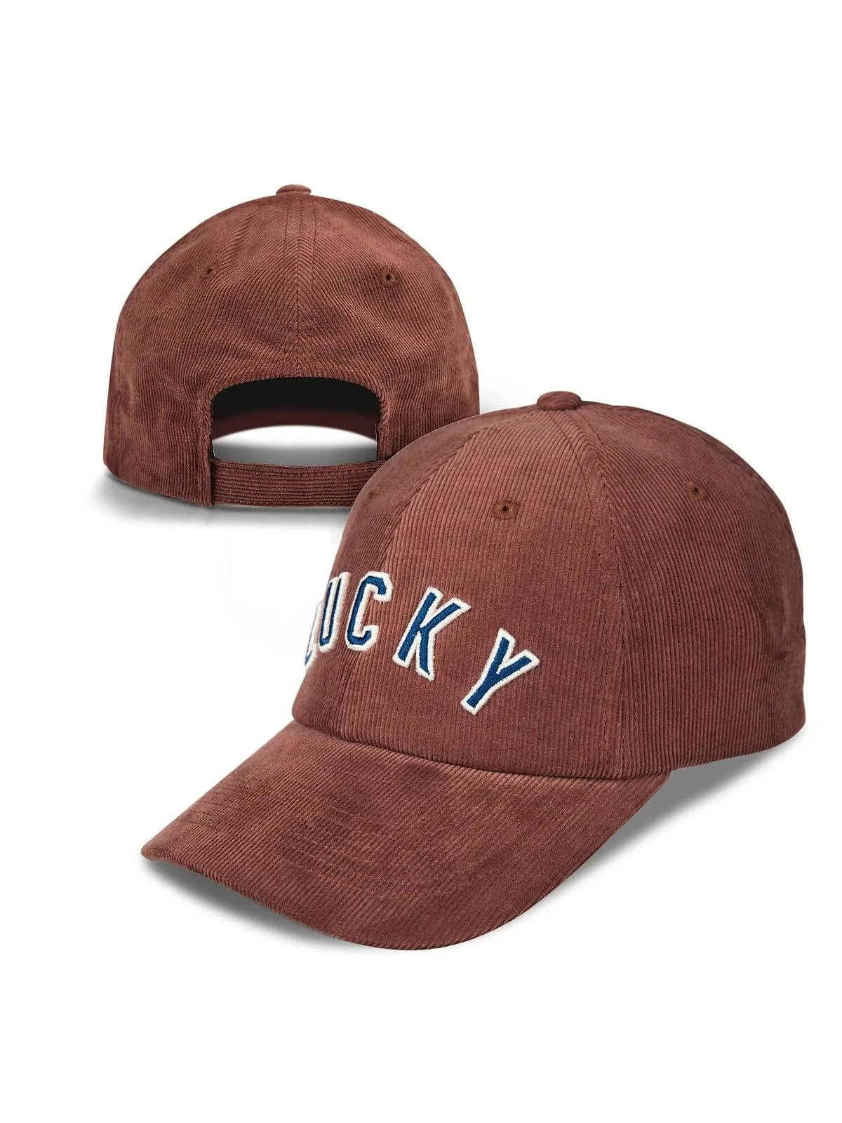 Женская вельветовая бейсболка Lucky Brand — изображение 4 из 6, коричневый