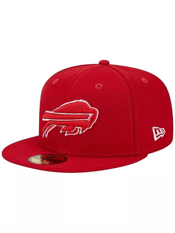 Мужская шляпа Scarlet Buffalo Bills 1998 Hawaii Pro Bowl с основной нашивкой 59FIFTY New Era — изображение 3 из 4