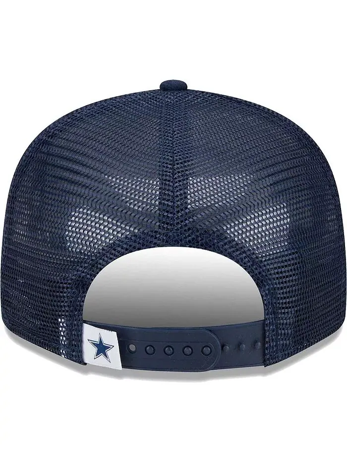 Мужская темно-синяя бейсболка Dallas Cowboys Main Trucker 9FIFTY Snapback New Era — изображение 5 из 5