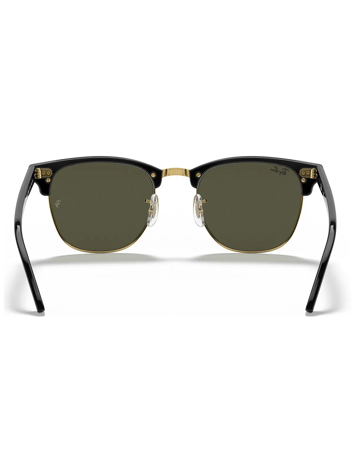 Солнцезащитные очки унисекс с низкой перемычкой, RB3016F CLUBMASTER CLASSIC 55 Ray-Ban — изображение 9 из 11, коричневый