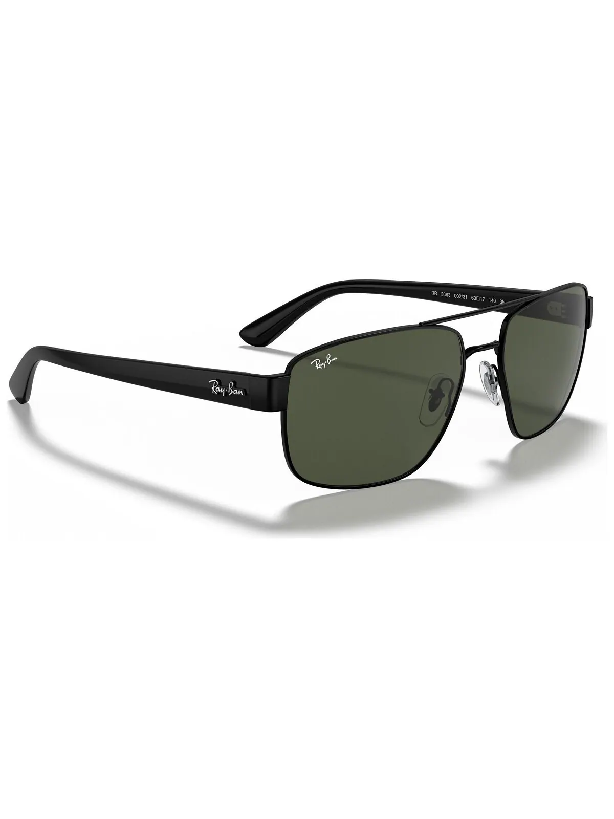 Мужские солнцезащитные очки, RB3663 Ray-Ban — изображение 3 из 6, черный/зеленый
