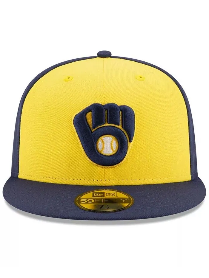 Кепка приталенного кроя Milwaukee Brewers Authentic Collection 59FIFTY New Era — изображение 2 из 4