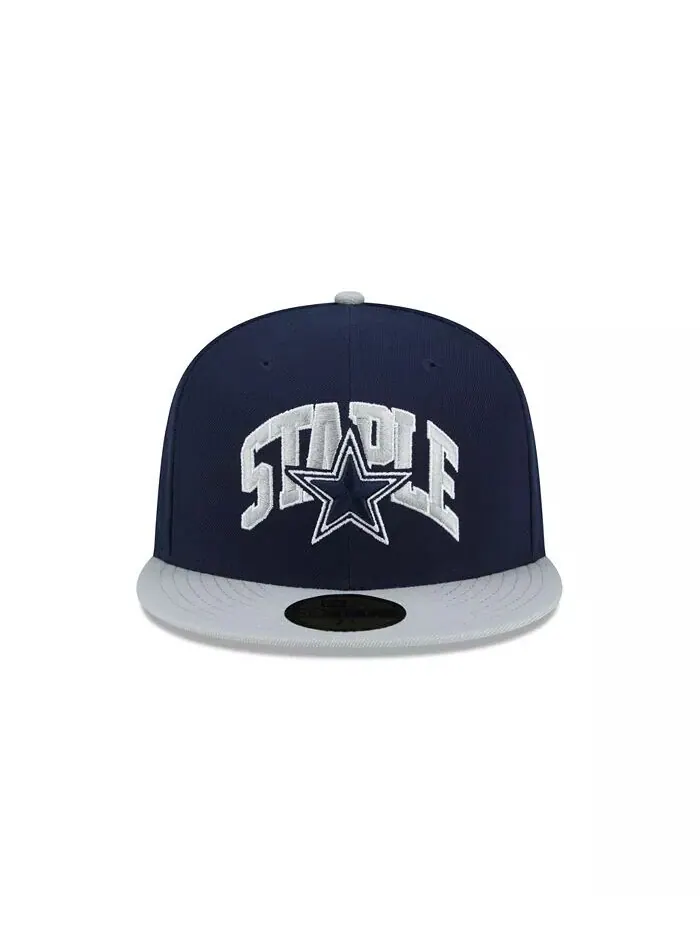 Мужская шляпа X Staple темно-серая Dallas Cowboys Pigeon 59Fifty Fitted Hat New Era — изображение 3 из 6