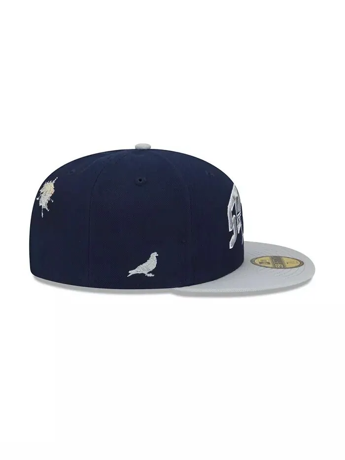 Мужская шляпа X Staple темно-серая Dallas Cowboys Pigeon 59Fifty Fitted Hat New Era — изображение 6 из 6