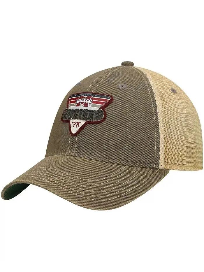 Мужская серая кепка Mississippi State Bulldogs Legacy Point Old Favorite Trucker Snapback Legacy — изображение 2 из 5
