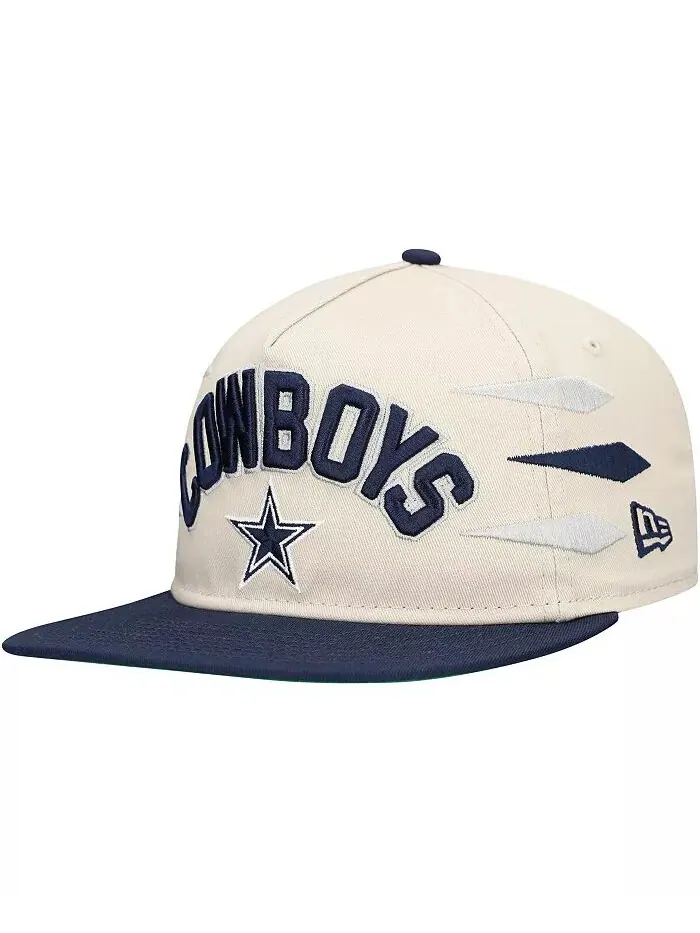 Мужская спортивная кепка для гольфа Dallas Cowboys Stone/Temy, регулируемая New Era