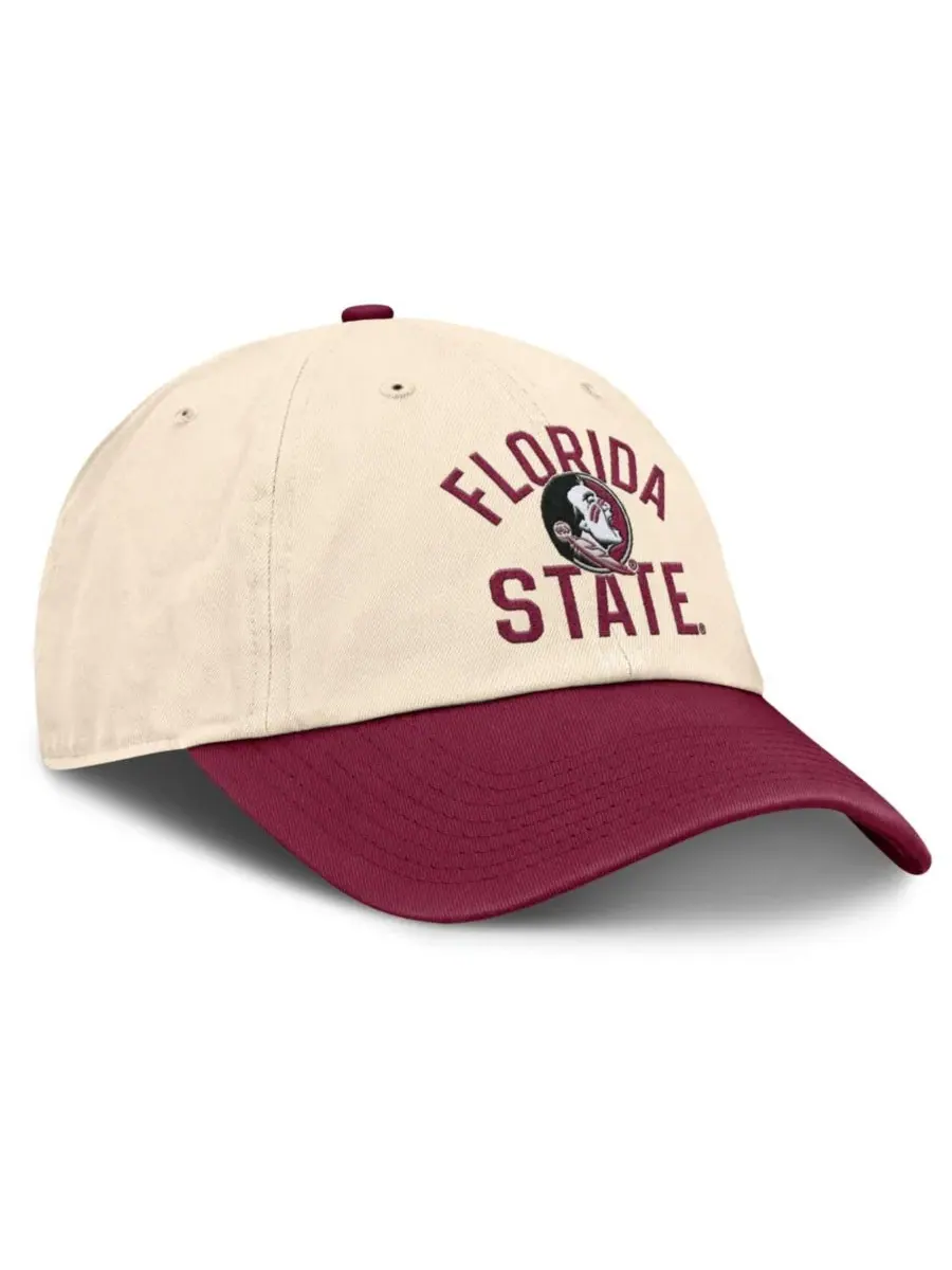 Кепка Nike Primetime Club с эмблемой Florida State Seminoles, Natural Garnet — изображение 3 из 4