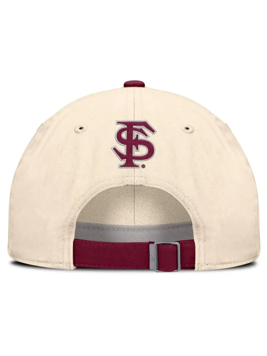 Кепка Nike Primetime Club с эмблемой Florida State Seminoles, Natural Garnet — изображение 4 из 4