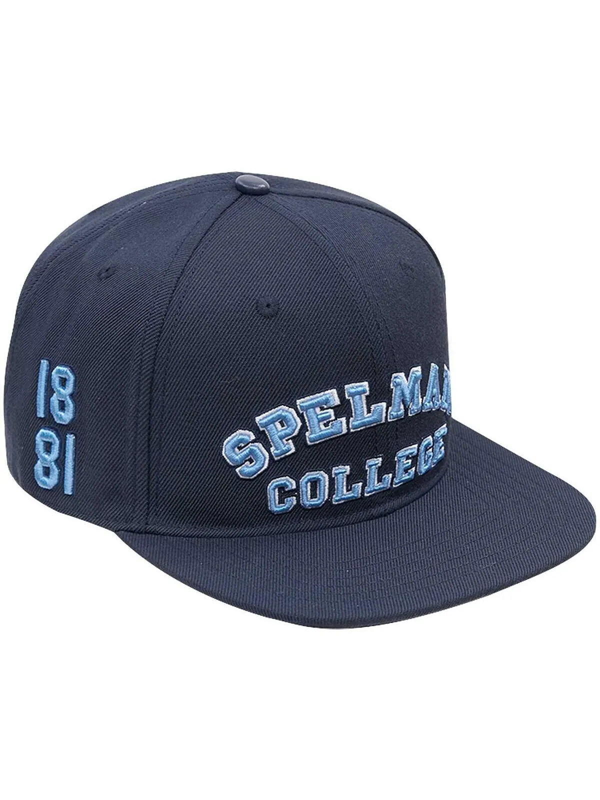 Мужская темно-синяя кепка Spelman College Jaguar Evergreen Spelman College Snapback Pro Standard