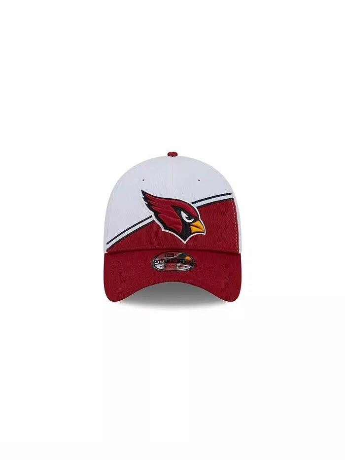 Мужская белая кепка Cardinal Arizona Cardinals 2023 NFL Sideline 39THIRTY Flex Hat New Era — изображение 2 из 5