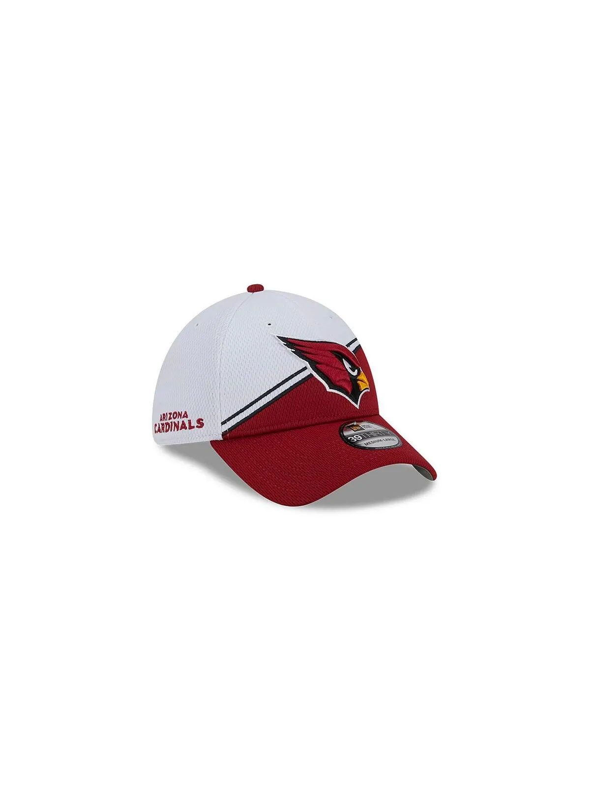 Мужская белая кепка Cardinal Arizona Cardinals 2023 NFL Sideline 39THIRTY Flex Hat New Era — изображение 1 из 5, белый