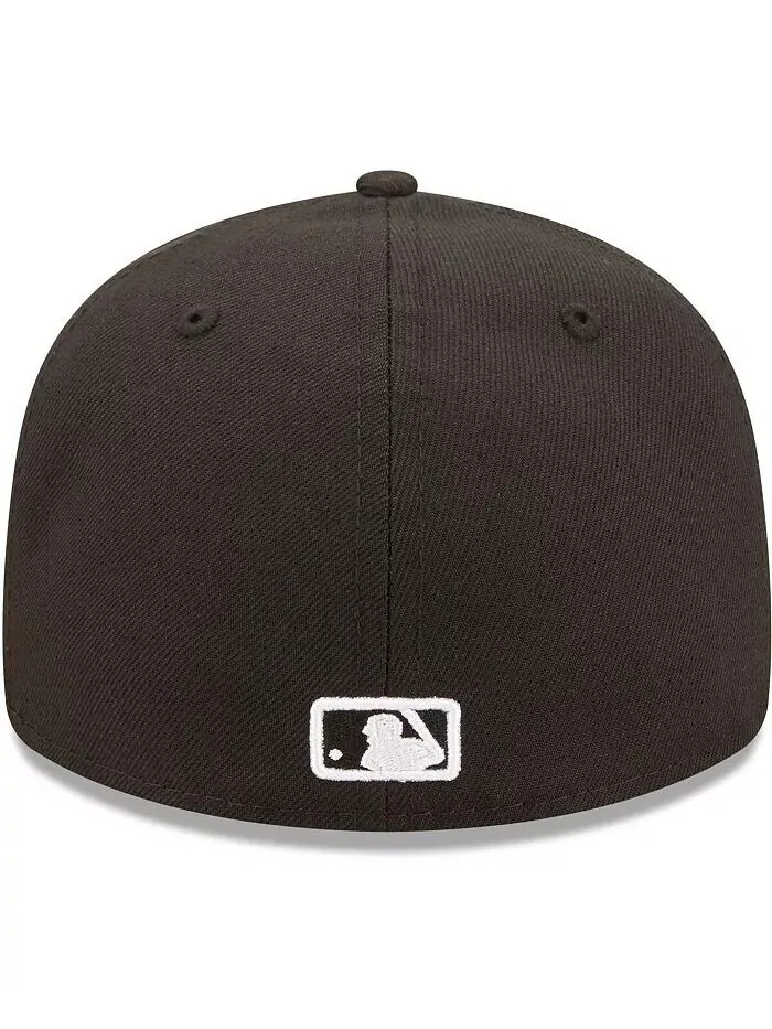 Мужская приталенная шляпа St. Louis Cardinals черно-белая с низким профилем 59FIFTY New Era — изображение 2 из 4