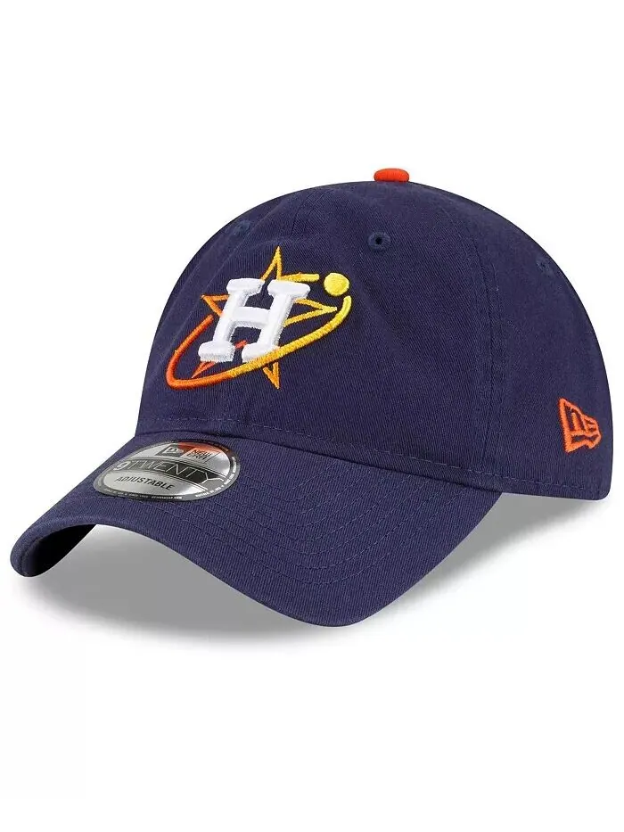 Мужская темно-синяя регулируемая шапка Houston Astros City Connect 9Twenty New Era — изображение 2 из 4