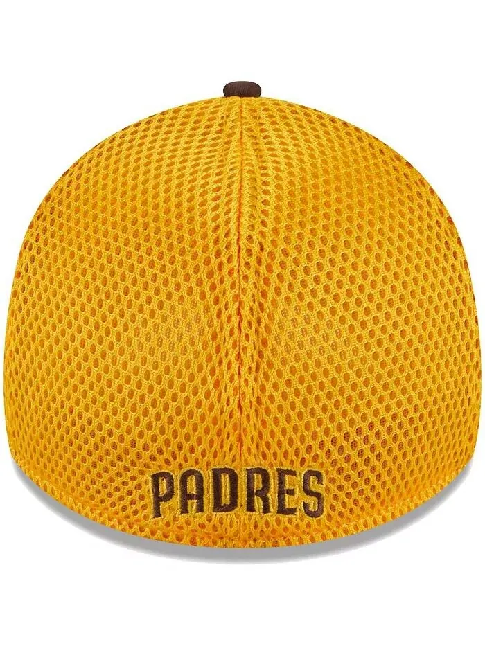 Мужская коричневая кепка San Diego Padres Team Neo 39THIRTY Flex New Era — изображение 4 из 4